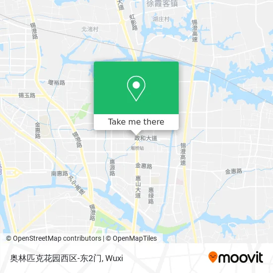 奥林匹克花园西区-东2门 map