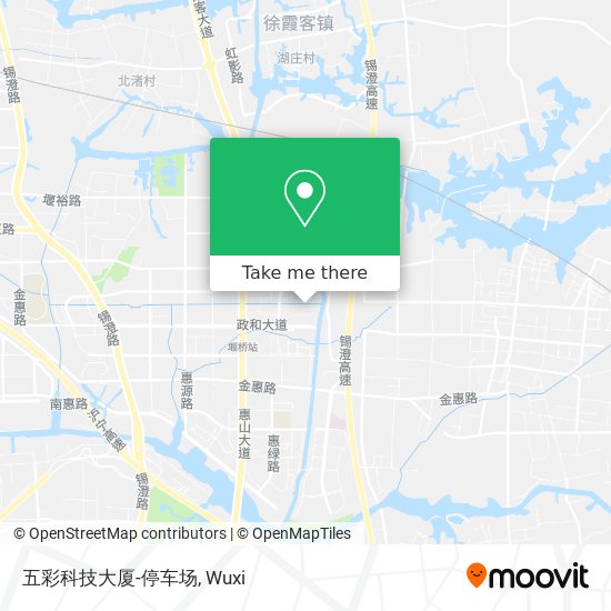 五彩科技大厦-停车场 map