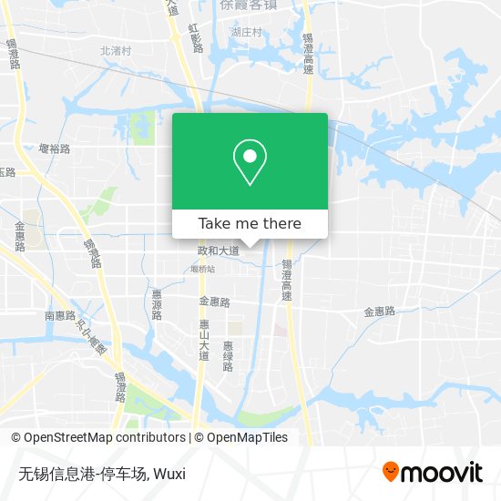 无锡信息港-停车场 map