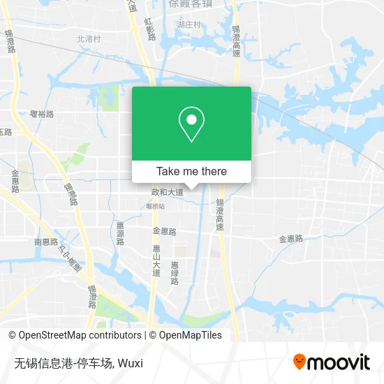无锡信息港-停车场 map