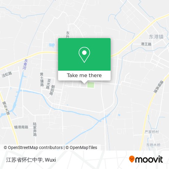 江苏省怀仁中学 map