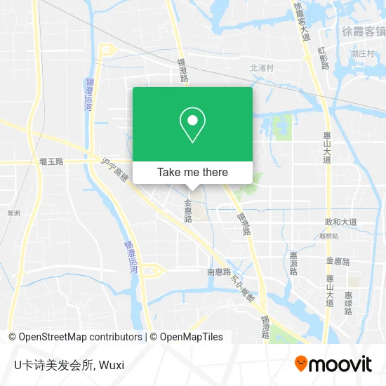 U卡诗美发会所 map