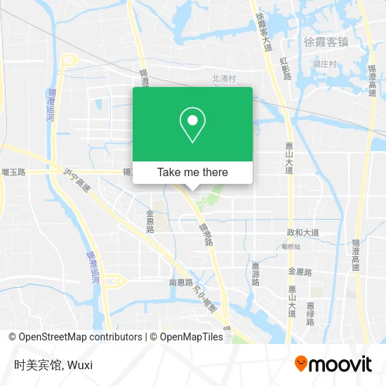 时美宾馆 map