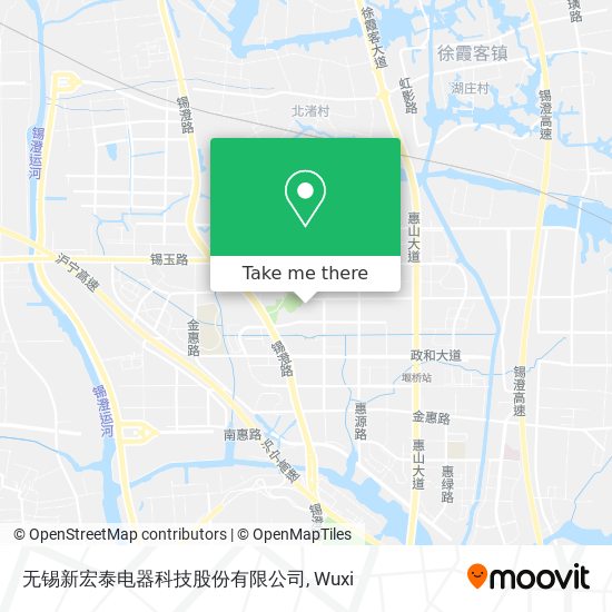 无锡新宏泰电器科技股份有限公司 map
