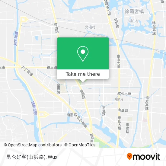 昆仑好客(山浜路) map