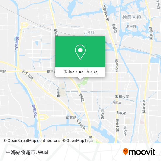 中海副食超市 map