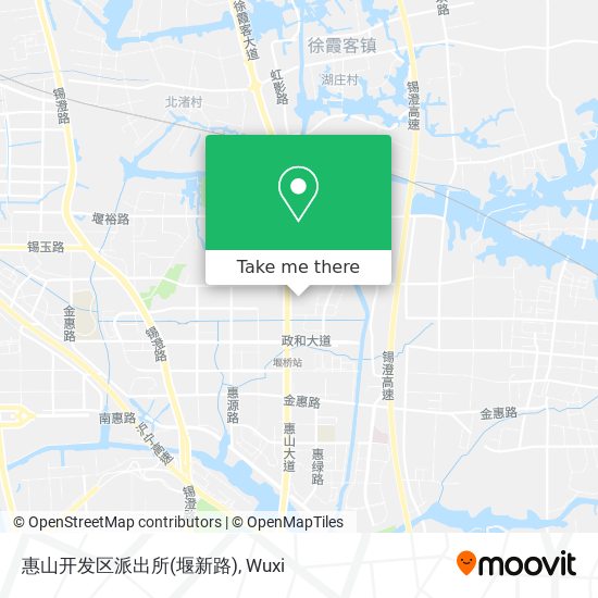 惠山开发区派出所(堰新路) map