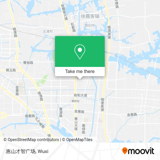惠山才智广场 map
