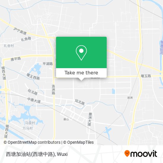 西塘加油站(西塘中路) map