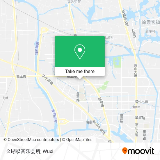 金蝴蝶音乐会所 map