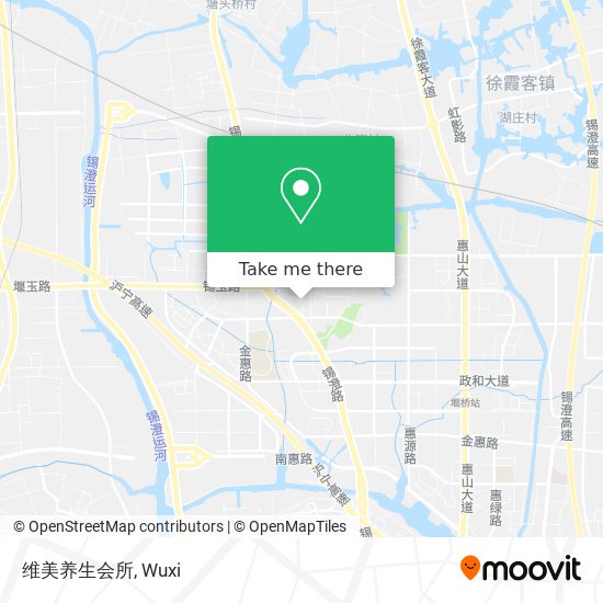 维美养生会所 map