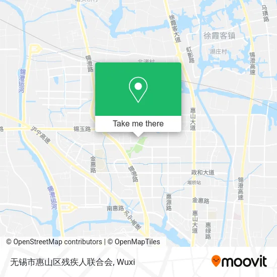 无锡市惠山区残疾人联合会 map