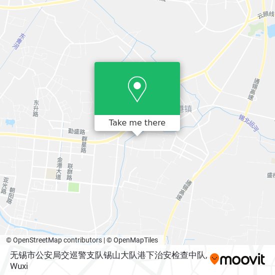 无锡市公安局交巡警支队锡山大队港下治安检查中队 map