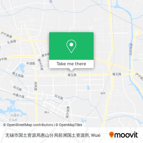 无锡市国土资源局惠山分局前洲国土资源所 map