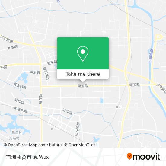 前洲商贸市场 map