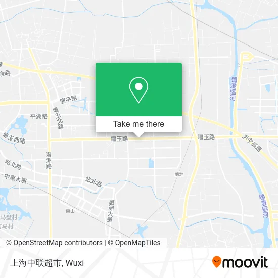 上海中联超市 map