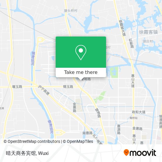 晴天商务宾馆 map