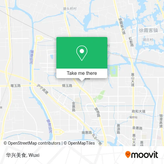 华兴美食 map