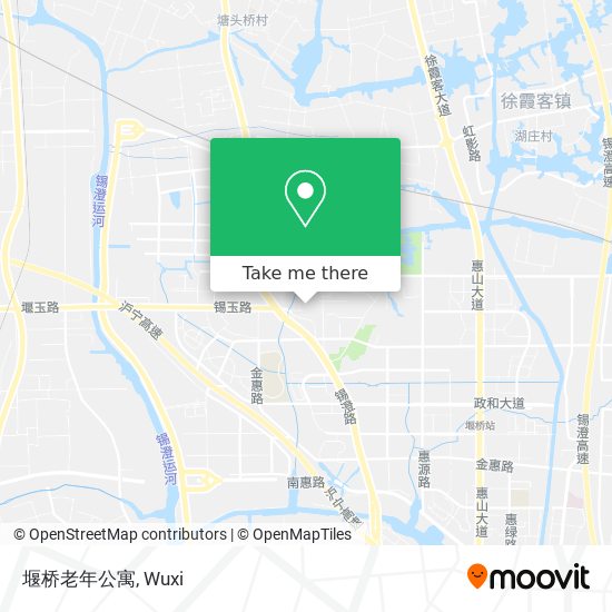 堰桥老年公寓 map
