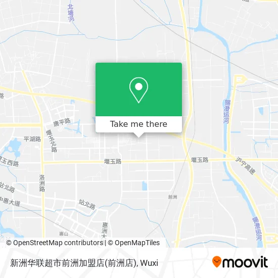 新洲华联超市前洲加盟店(前洲店) map