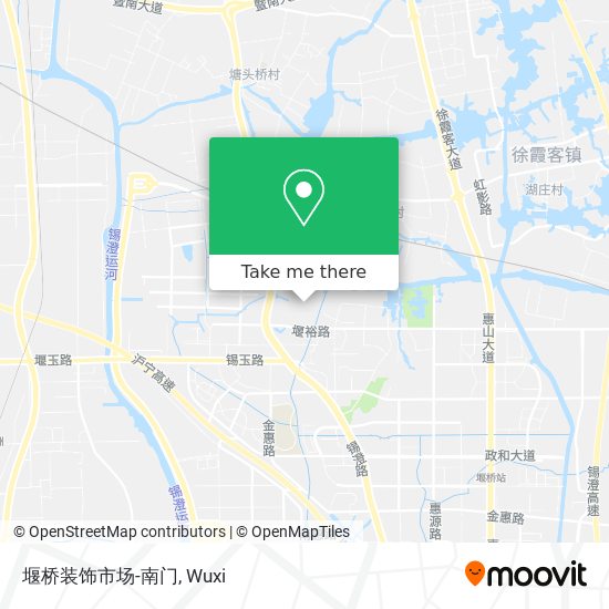 堰桥装饰市场-南门 map