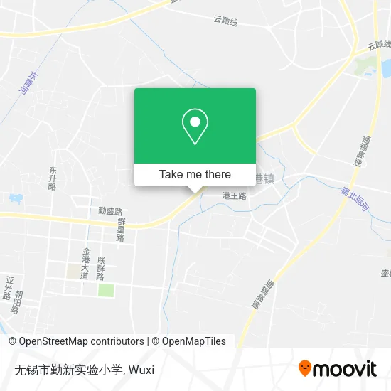 无锡市勤新实验小学 map