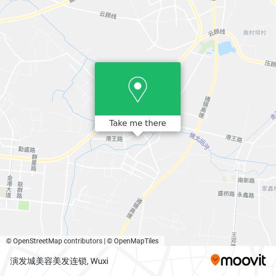 演发城美容美发连锁 map