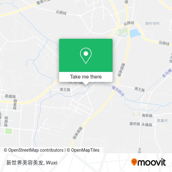 新世界美容美发 map