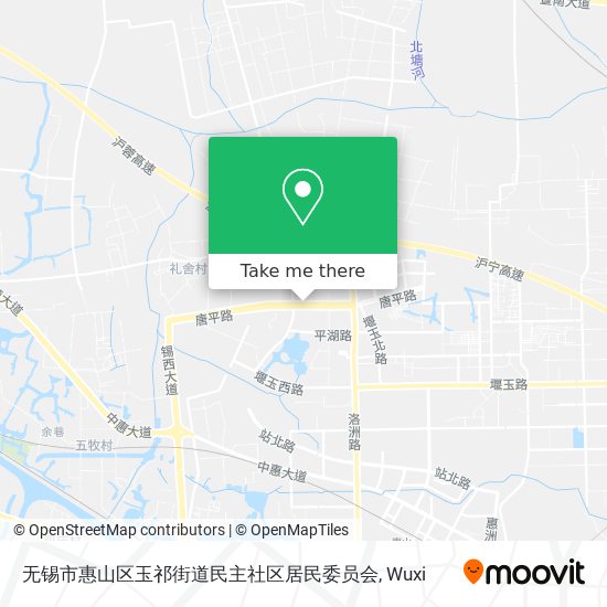 无锡市惠山区玉祁街道民主社区居民委员会 map