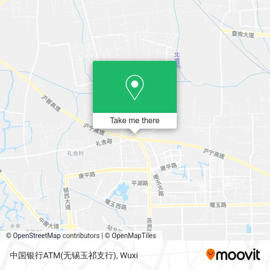中国银行ATM(无锡玉祁支行) map