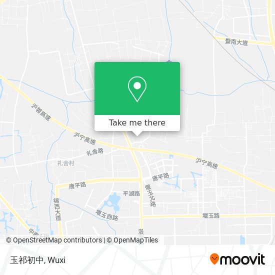 玉祁初中 map