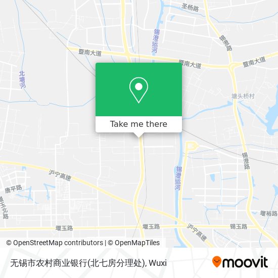 无锡市农村商业银行(北七房分理处) map