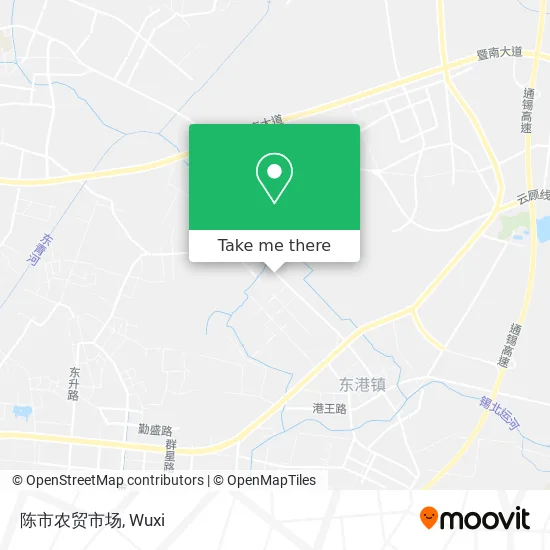陈市农贸市场 map