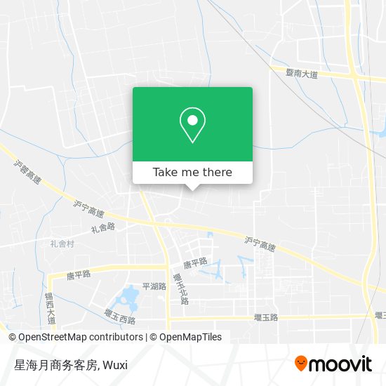 星海月商务客房 map
