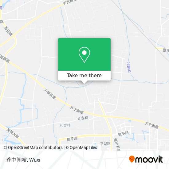 蓉中闸桥 map