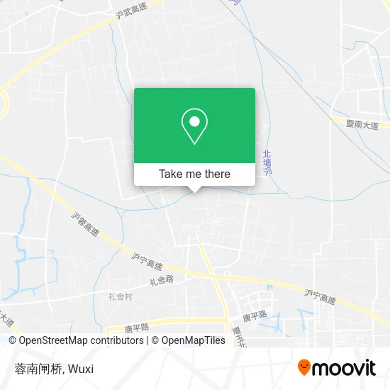 蓉南闸桥 map