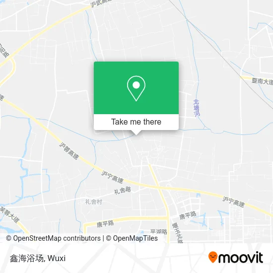 鑫海浴场 map