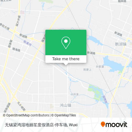 无锡梁鸿湿地丽笙度假酒店-停车场 map