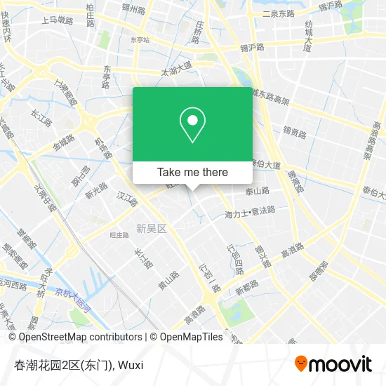 春潮花园2区(东门) map