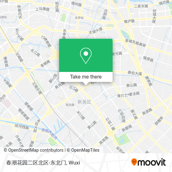 春潮花园二区北区-东北门 map