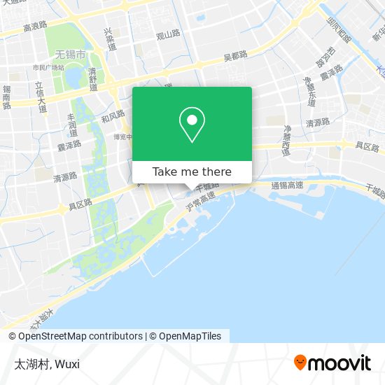 太湖村 map