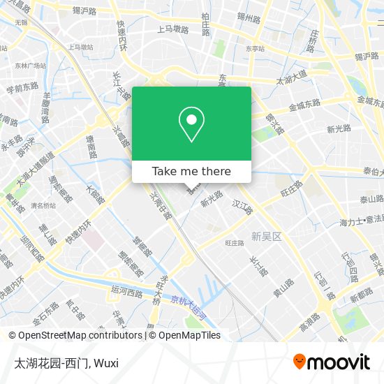 太湖花园-西门 map