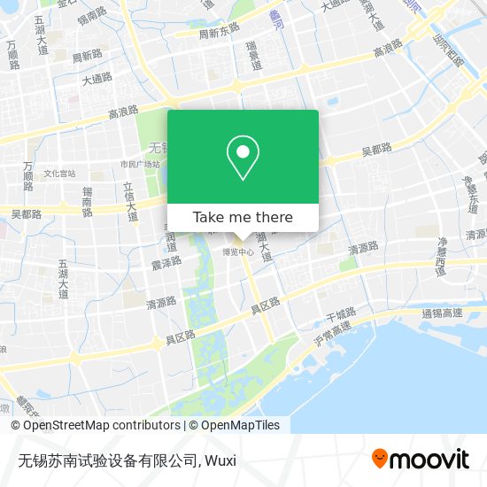 无锡苏南试验设备有限公司 map