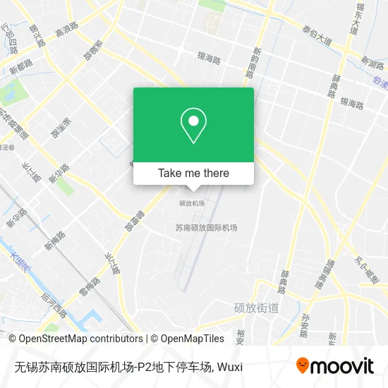 无锡苏南硕放国际机场-P2地下停车场 map