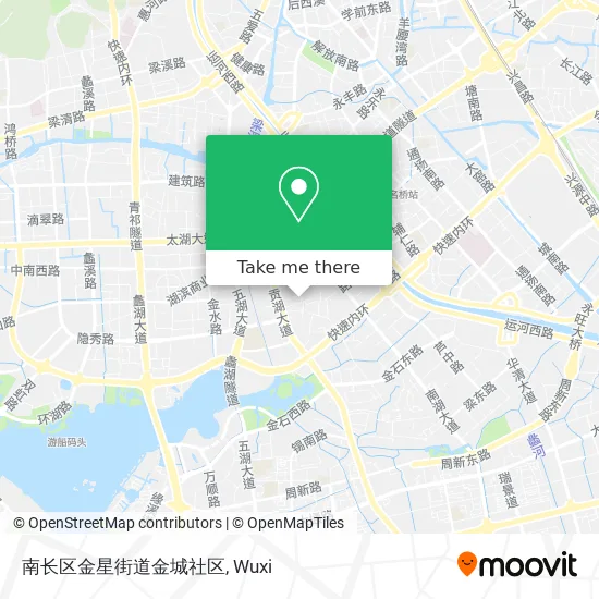 南长区金星街道金城社区 map