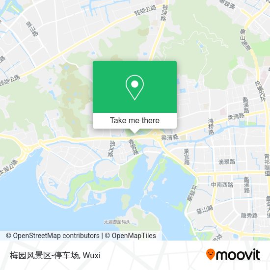 梅园风景区-停车场 map