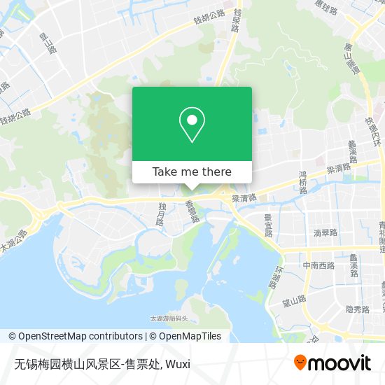 无锡梅园横山风景区-售票处 map