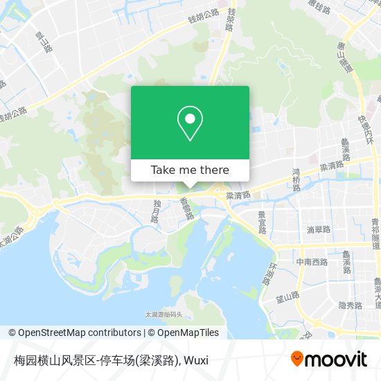 梅园横山风景区-停车场(梁溪路) map