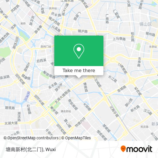 塘南新村(北二门) map