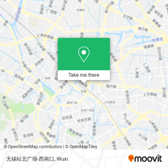 无锡站北广场-西南口 map